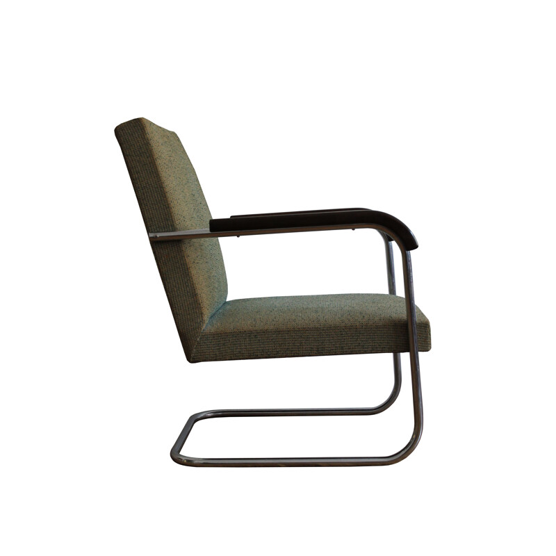 Slezak Company green tubular armchair - 1930s