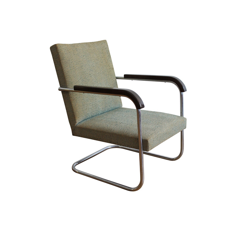 Slezak Company green tubular armchair - 1930s