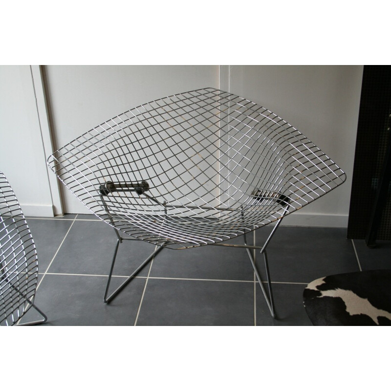 "Diamond" armchair, Harry BERTOIA - 1990s