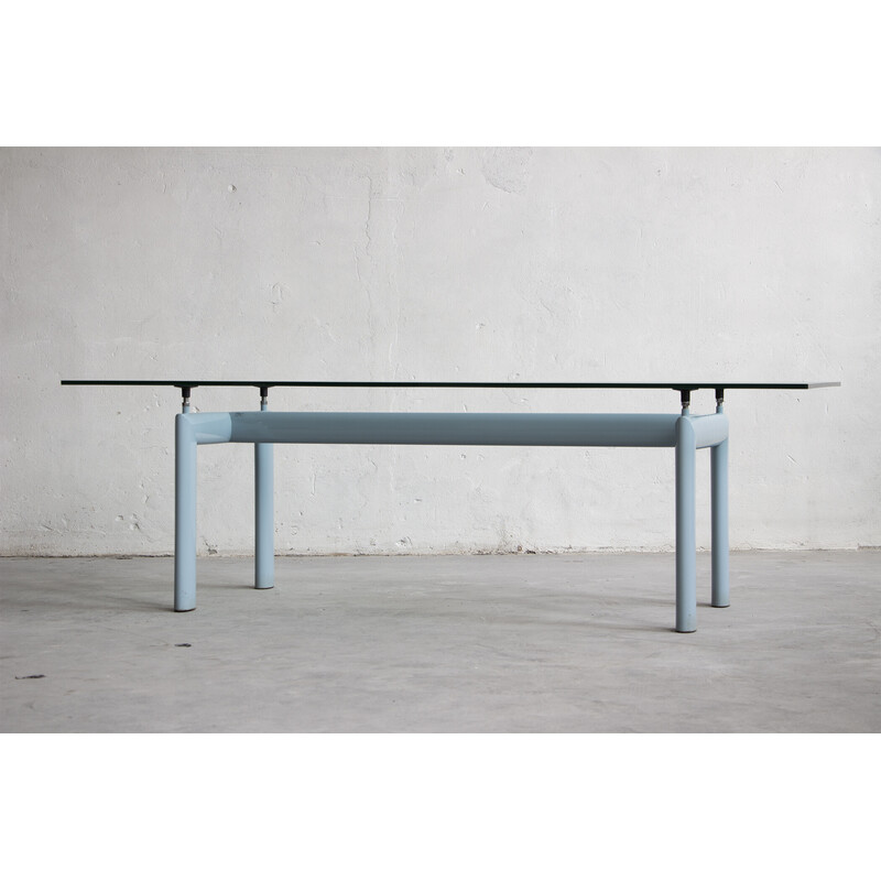 Vintage Lc6 table by Charlotte Perriand, Le Corbusier and Pierre Jeannere for Cassina, 1928