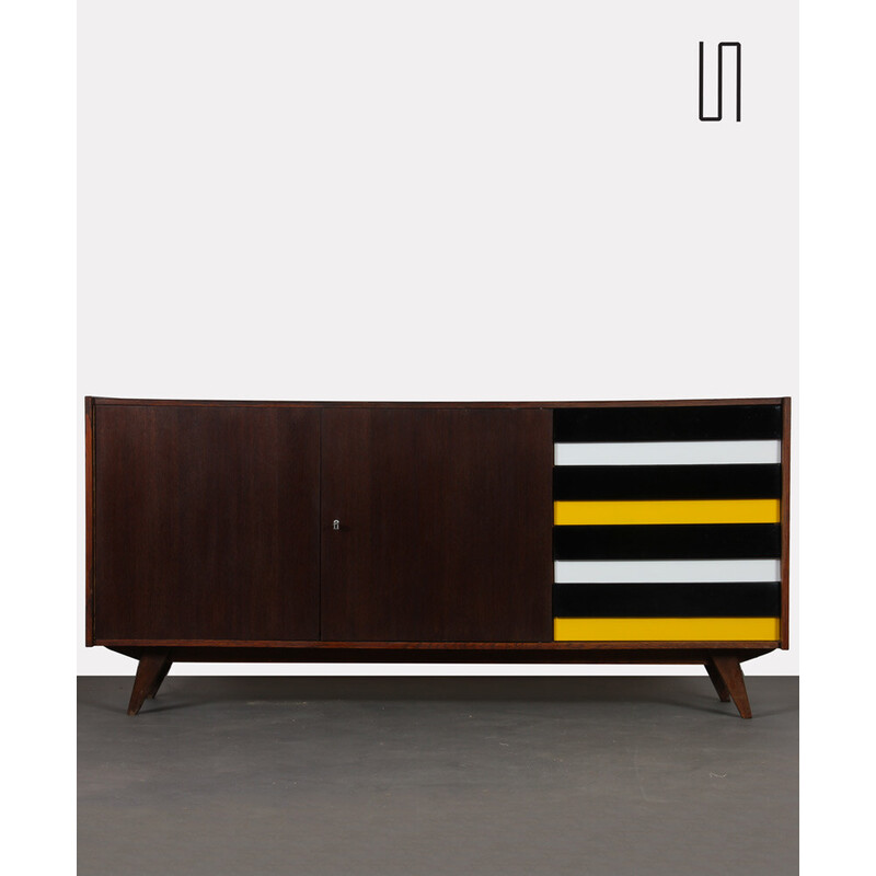 Vintage sideboard model U-460 by Jiroutek for Interier Praha, Czech Republic 1960