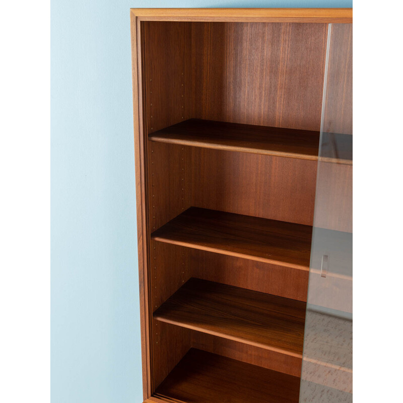 Vintage display cabinet in teak veneer by Børge Mogensen for Søborg Møbler, Denmark 1960s