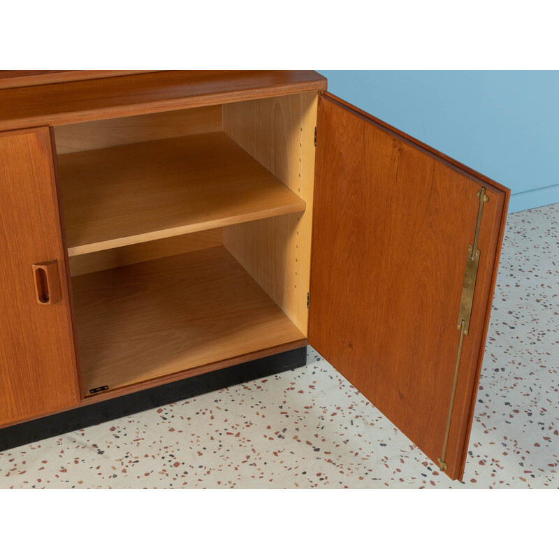 Vintage display cabinet in teak veneer by Børge Mogensen for Søborg Møbler, Denmark 1960s