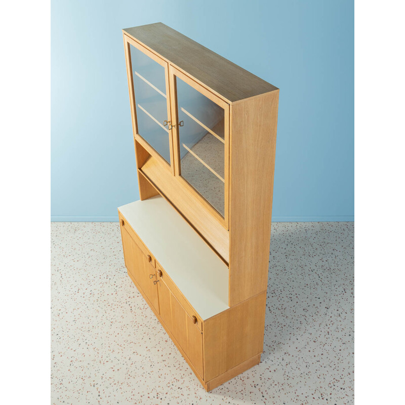 Vintage display cabinet in oakwood veneer, Denmark 1960s