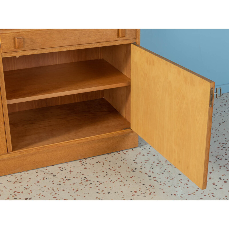 Vintage bookcase in oakwood veneer with two drawers, Denmark 1960s