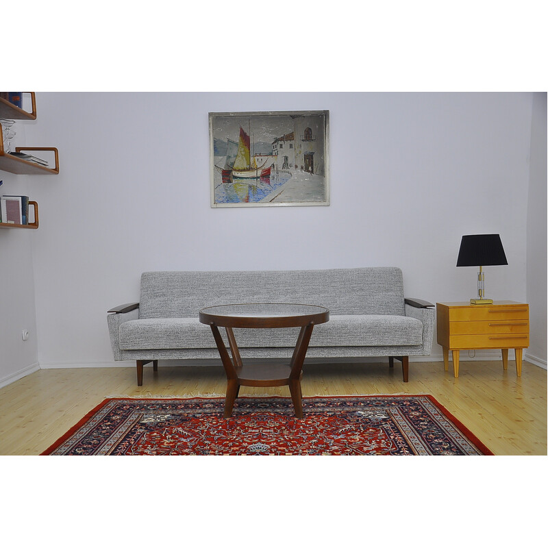 Canapé-lit scandinave vintage à quatre places, 1960