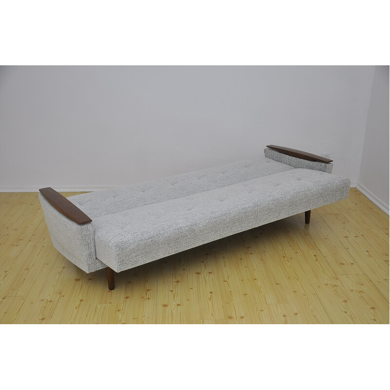 Divano letto scandinavo vintage a quattro posti, 1960