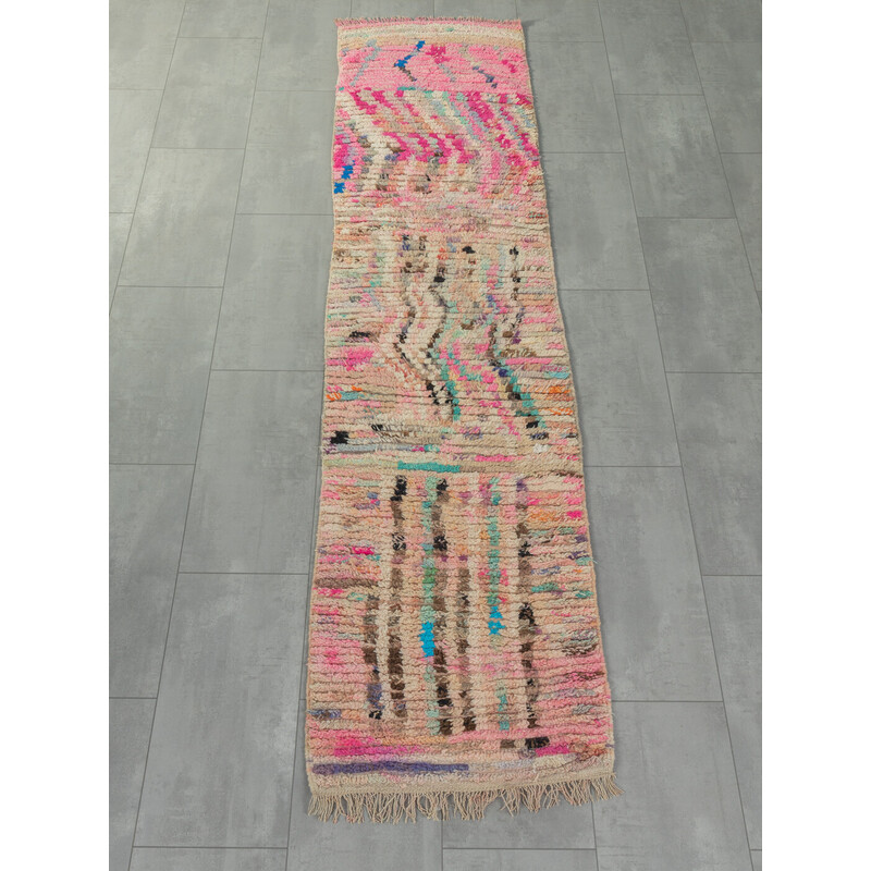 Alfombra bereber de lana Runner Vintage, Marruecos