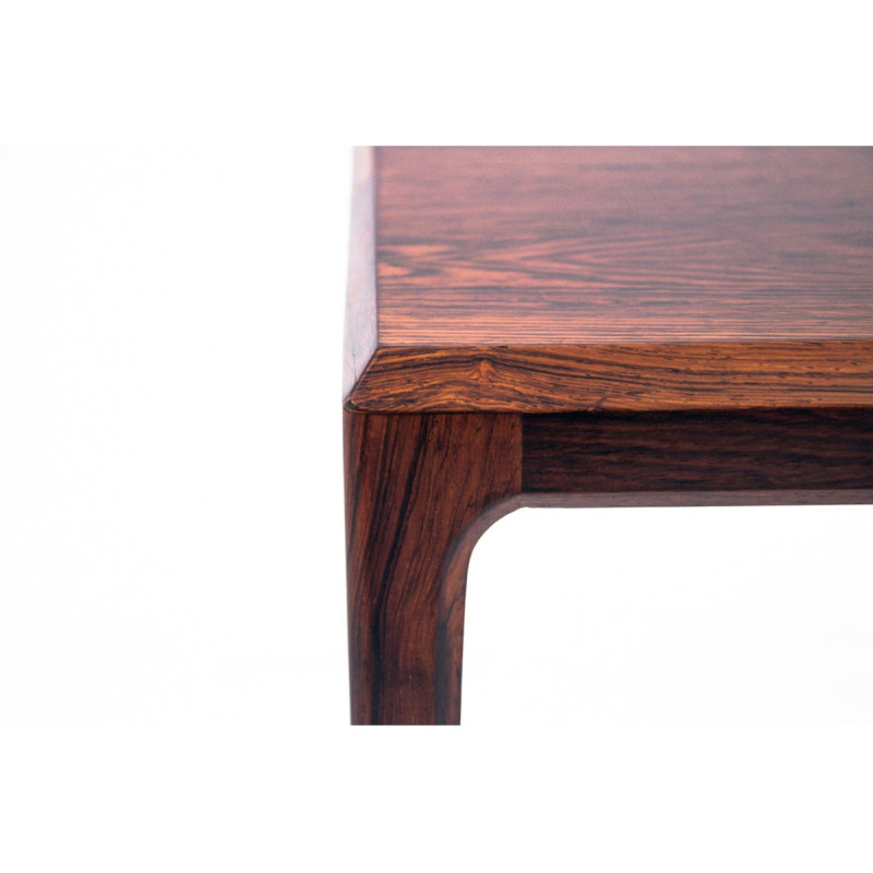 Vintage rosewood side table by Johannes Andersen for Silkeborg Mobler, Denmark 1970