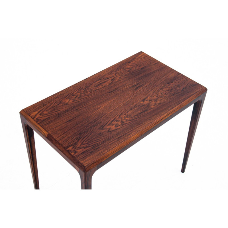 Vintage rosewood side table by Johannes Andersen for Silkeborg Mobler, Denmark 1970