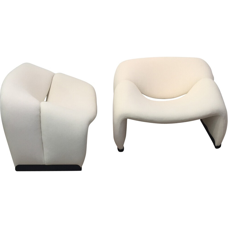 Artifort "Groovy" pair of armchairs, Pierre PAULIN - 1970s