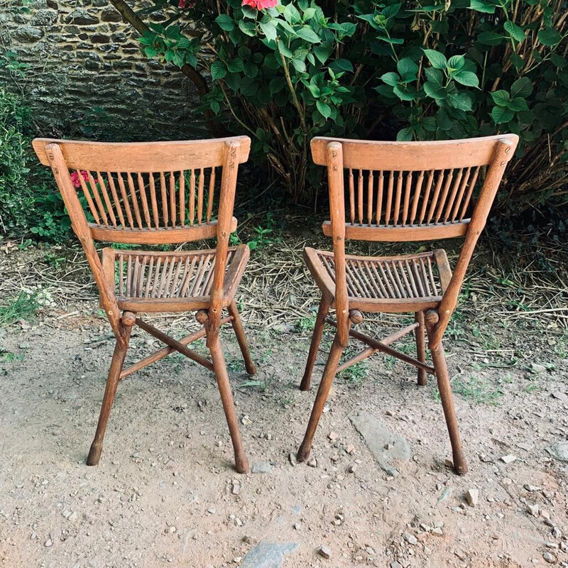 Paar vintage tuinstoelen