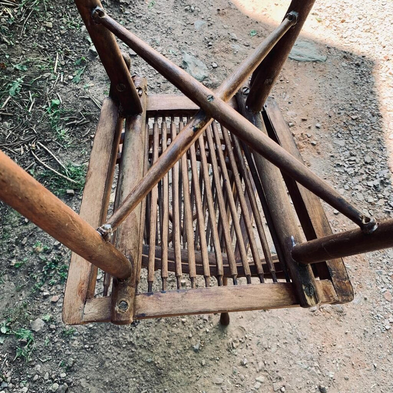 Pair of vintage garden chairs