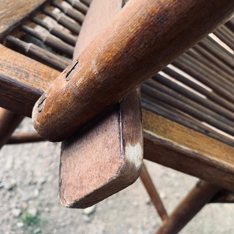 Pair of vintage garden chairs