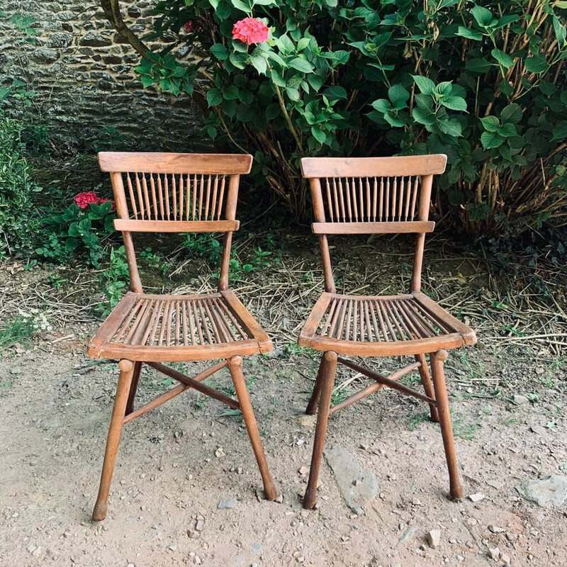 Coppia di sedie da giardino vintage