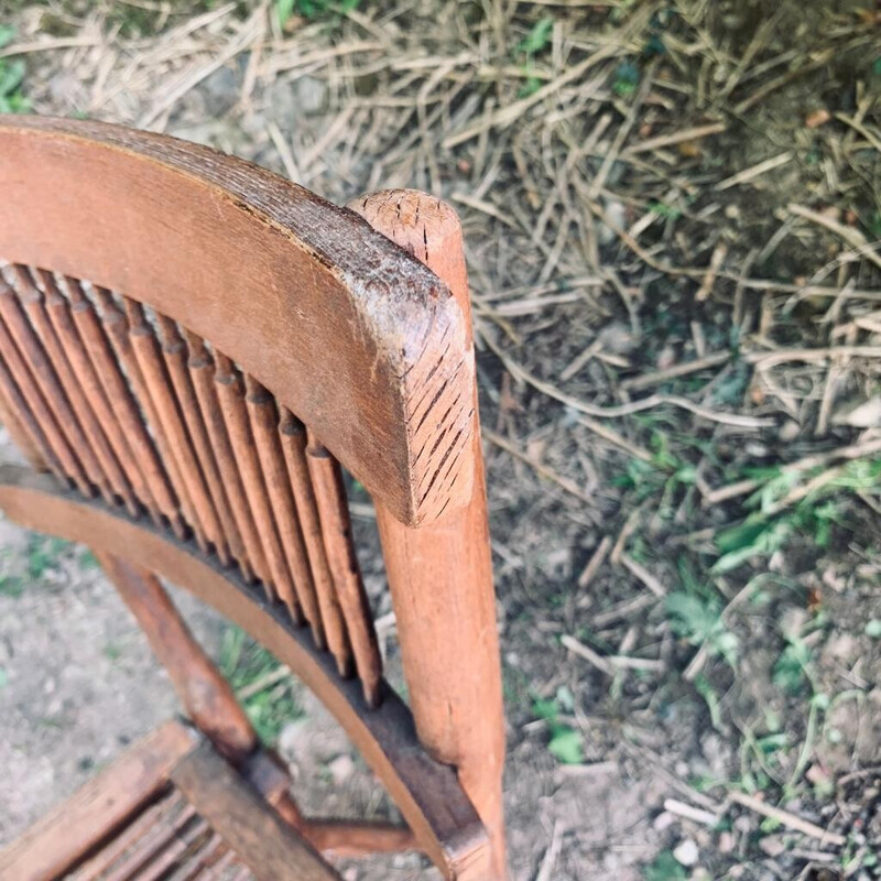 Pair of vintage garden chairs