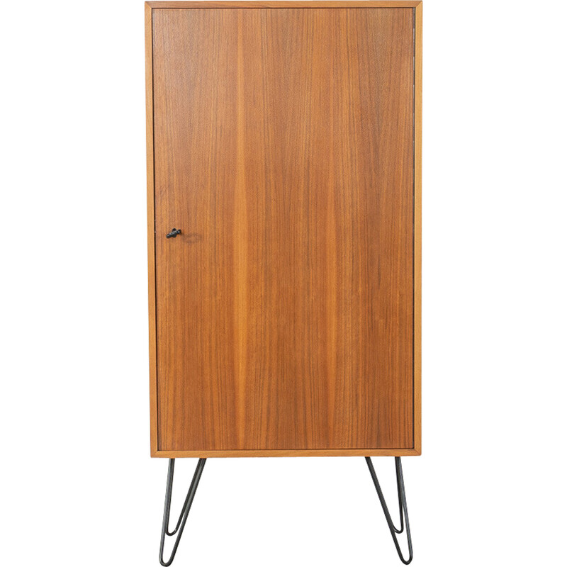 Vintage cabinet in walnut veneer with one door by Oldenburger Möbelwerkstätten, Germany 1960s