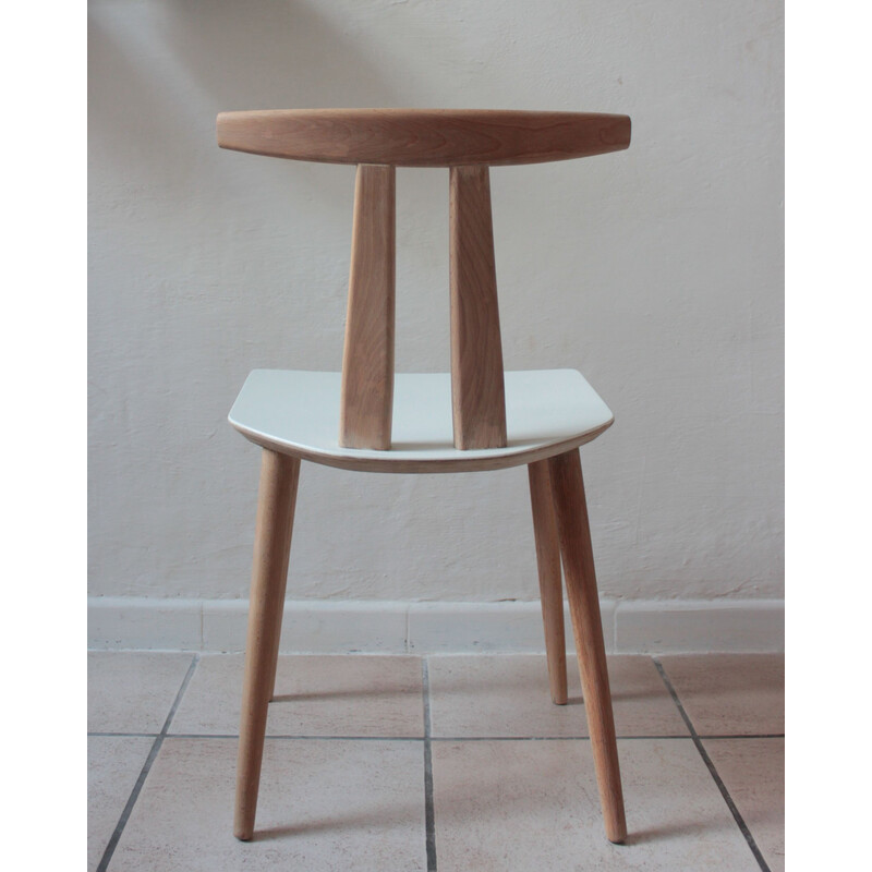 Vintage chair j48 by Poul M.Volther for Fdb Mobler, Denmark 1950
