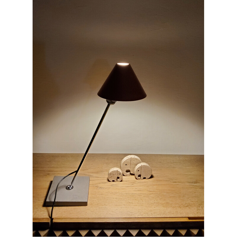 Lampe de bureau vintage Gira Mobles 114 pour Santa and Cole, 1978