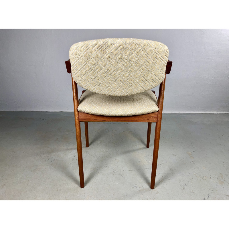 Set of 4 vintage teak dining chairs by Kai Kristiansen for Schous Møbelfabrik, 1960s