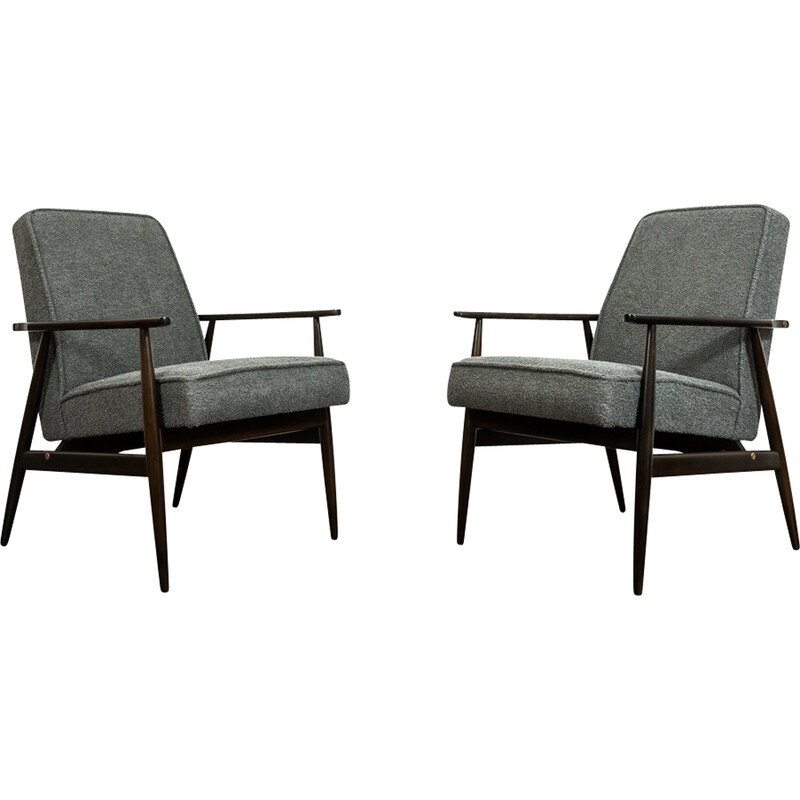 Pair of vintage armchairs by H. Lis, 1960s