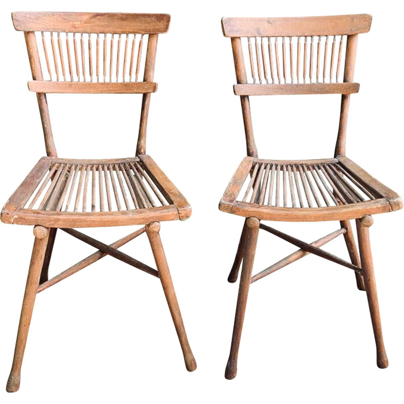 Pair of vintage garden chairs