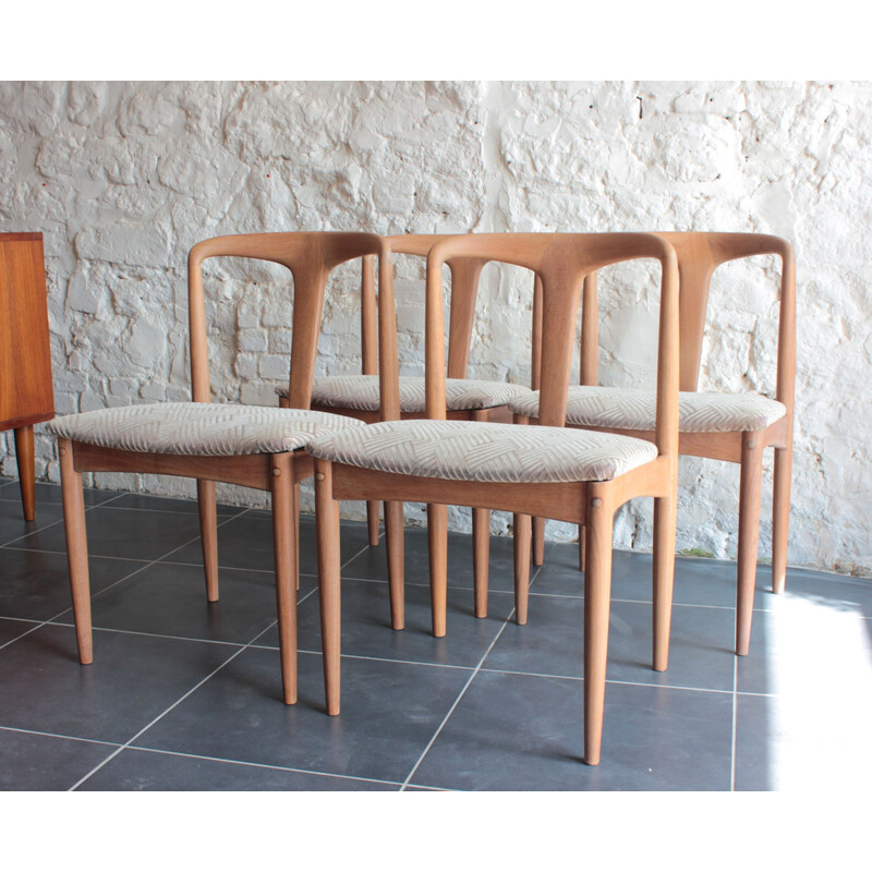 Vintage wooden dining set by Vamo Sonderborg and Johannes Andersen for Mobelfabrik, Denmark 1960s