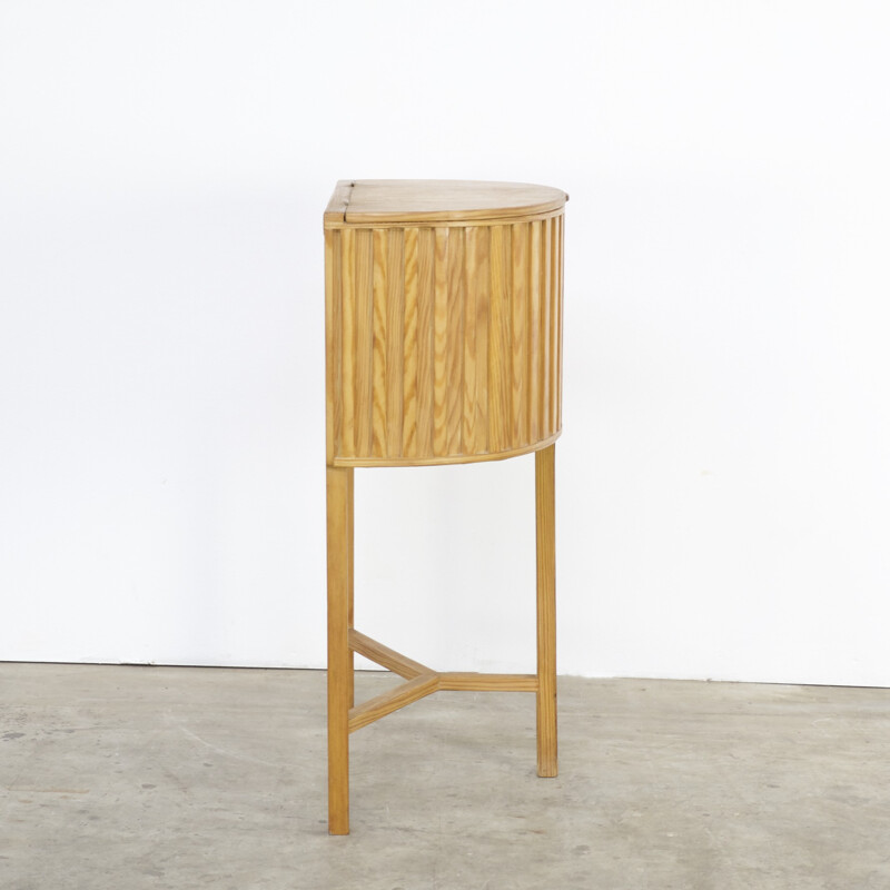 Svensk Fur mid century pine small cabinet, Carl MALMSTEN - 1960s