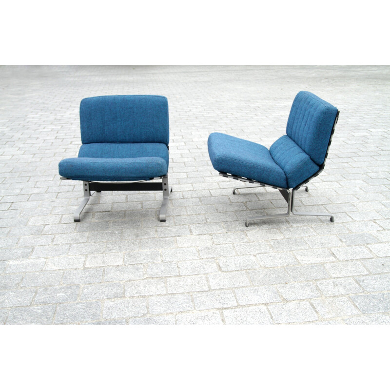 Meubles et Fonction lounge chairs, Etienne FERMIGIER - 1960s