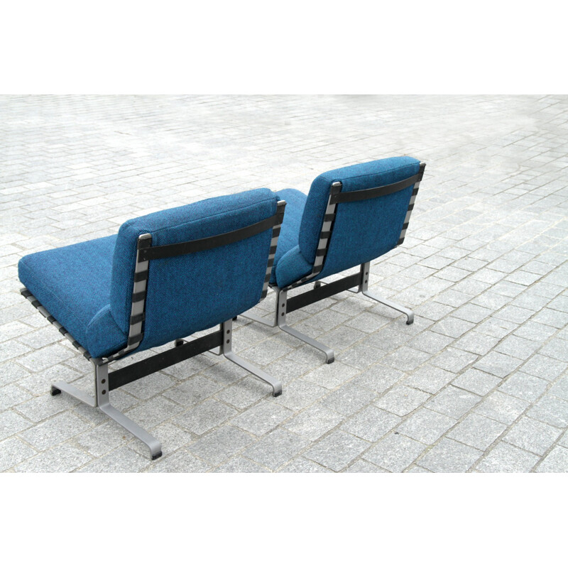 Meubles et Fonction lounge chairs, Etienne FERMIGIER - 1960s