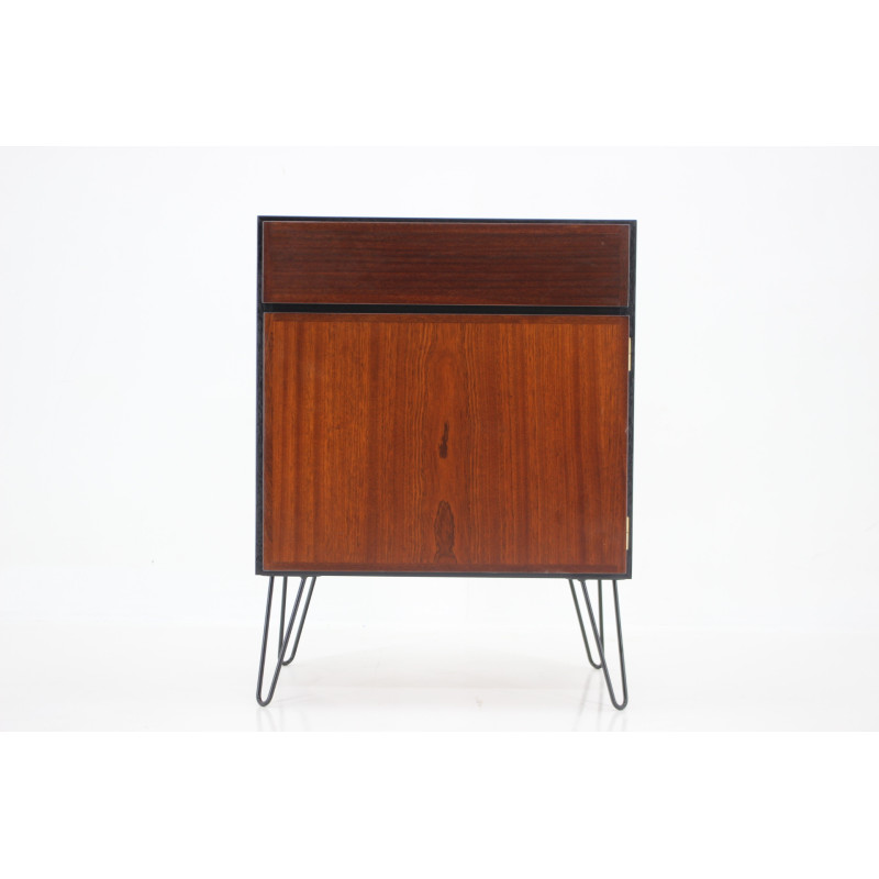 Vintage lack lacquered cabinet by Omann Jun, Denmark 1960s