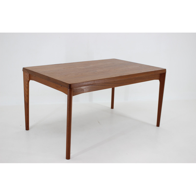 Vintage teak extendable dining table by Henning Kjaerulf, Denmark 1960s