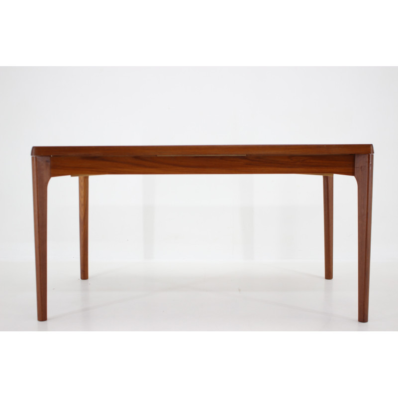 Vintage teak extendable dining table by Henning Kjaerulf, Denmark 1960s