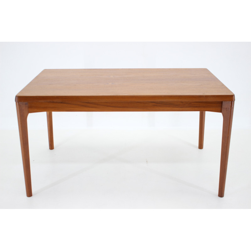 Vintage teak extendable dining table by Henning Kjaerulf, Denmark 1960s