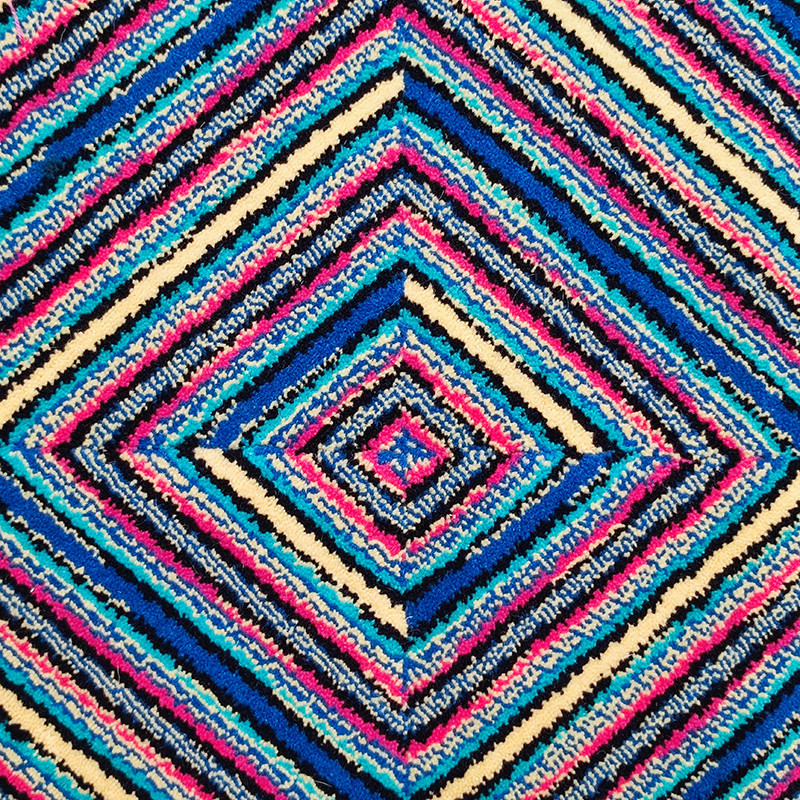 Vintage woolen rug by Ottavio Missoni, Italy 1990s