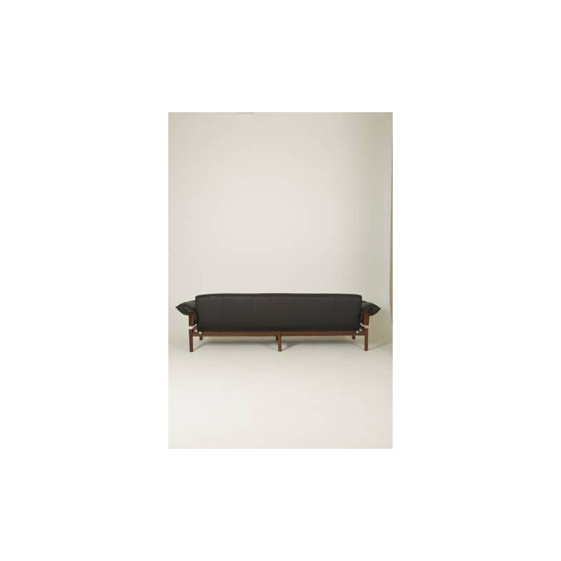 Vintage-Sofa Mp-13 aus Leder von Percival Lafer, 1960-1970