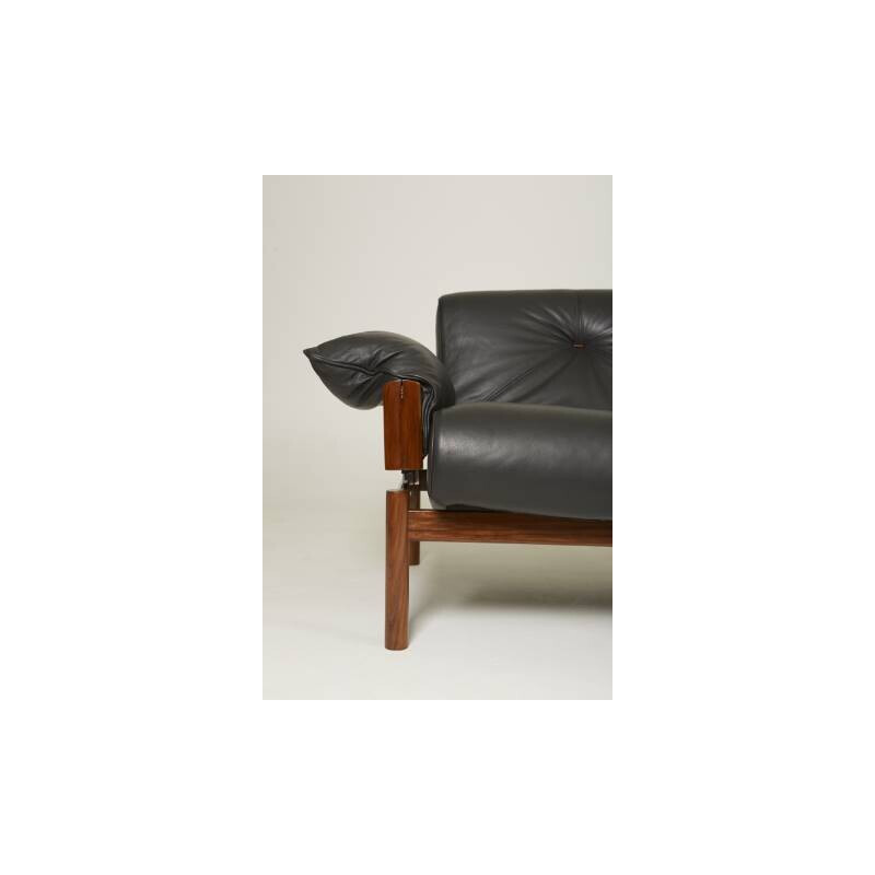 Vintage-Sofa Mp-13 aus Leder von Percival Lafer, 1960-1970