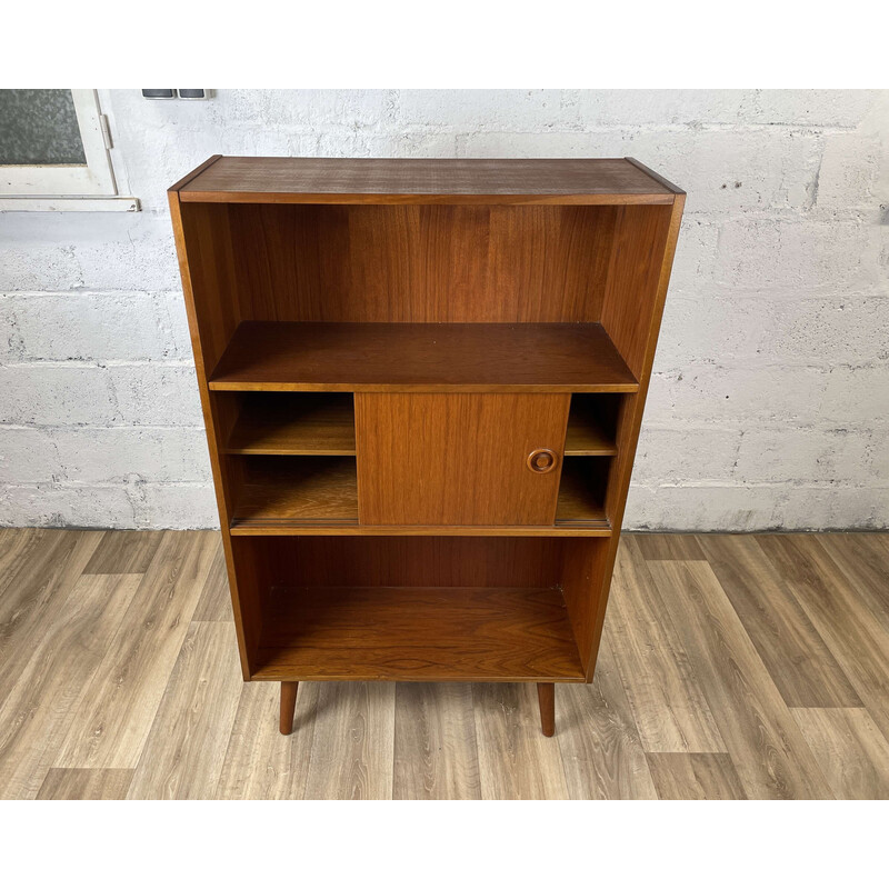 Vintage teak 2 doors bookcase, Denmark 1960