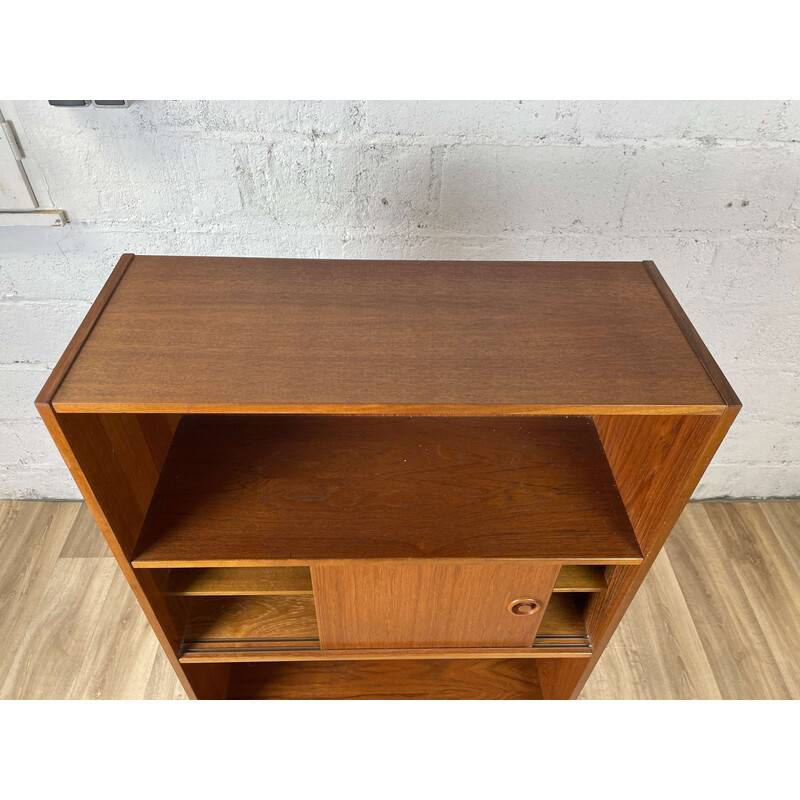 Vintage teak 2 doors bookcase, Denmark 1960