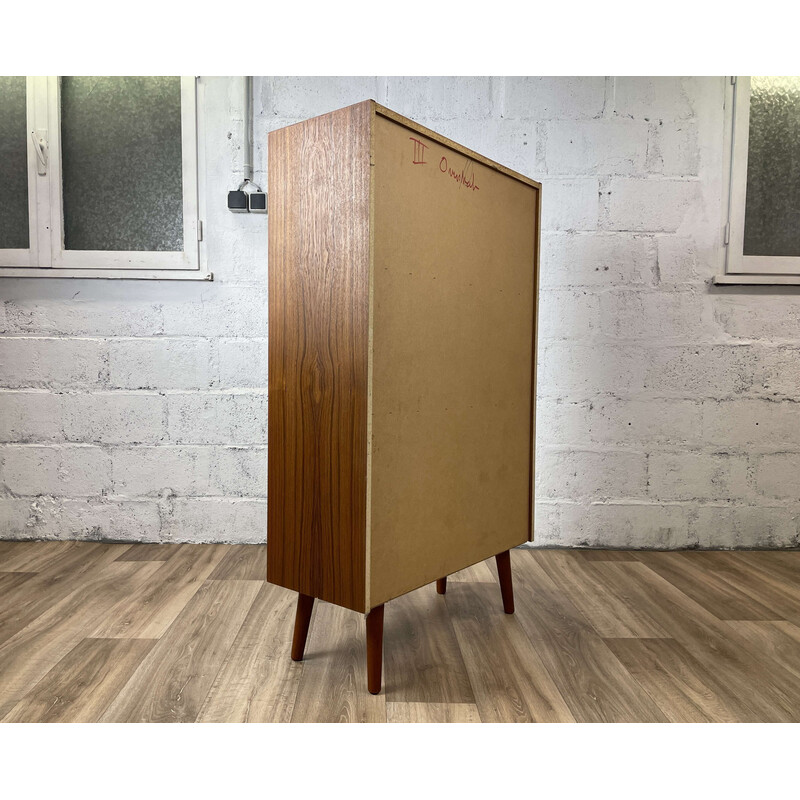 Vintage teak 2 doors bookcase, Denmark 1960