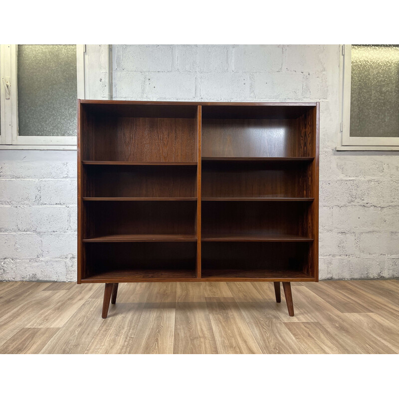 Scandinavische vintage palissander boekenkast van Poul Hundevad, 1960