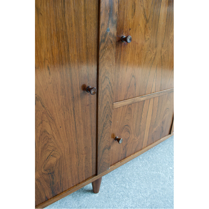 Credenza d'epoca in palissandro brasiliano e formica, 1960