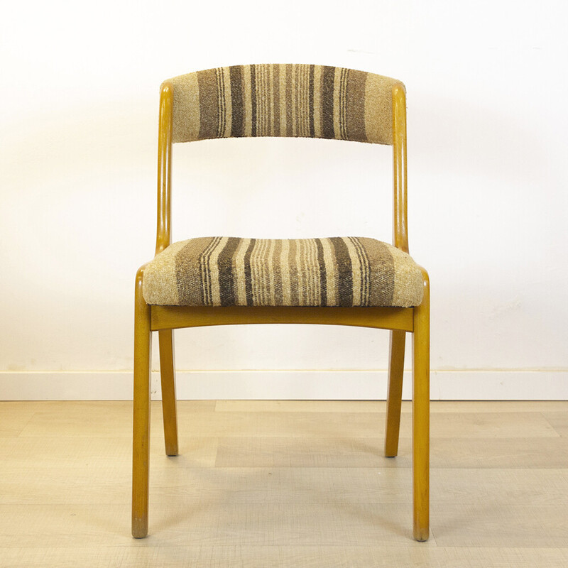 Mid century French upholstered chair by Self, 1960s