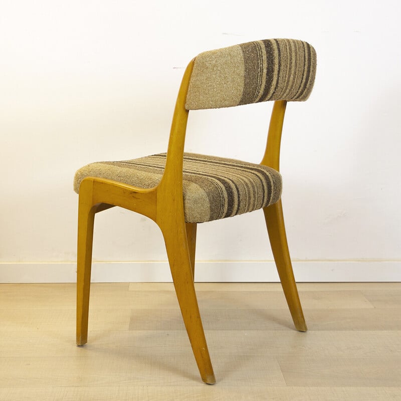 Mid century French upholstered chair by Self, 1960s