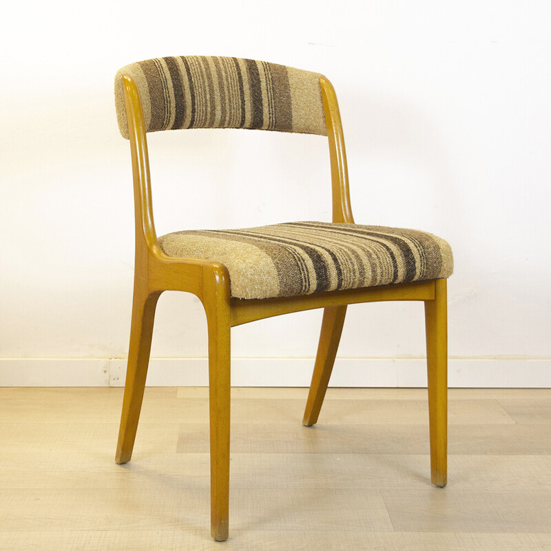 Mid century French upholstered chair by Self, 1960s