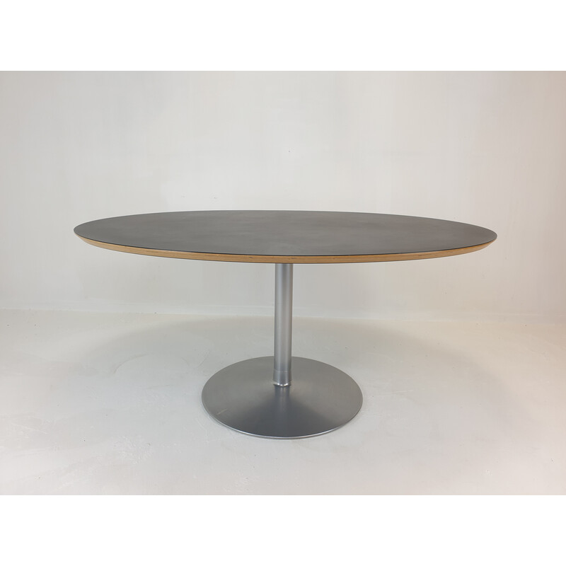 Vintage oval dining table by Pierre Paulin for Artifort, 1960s