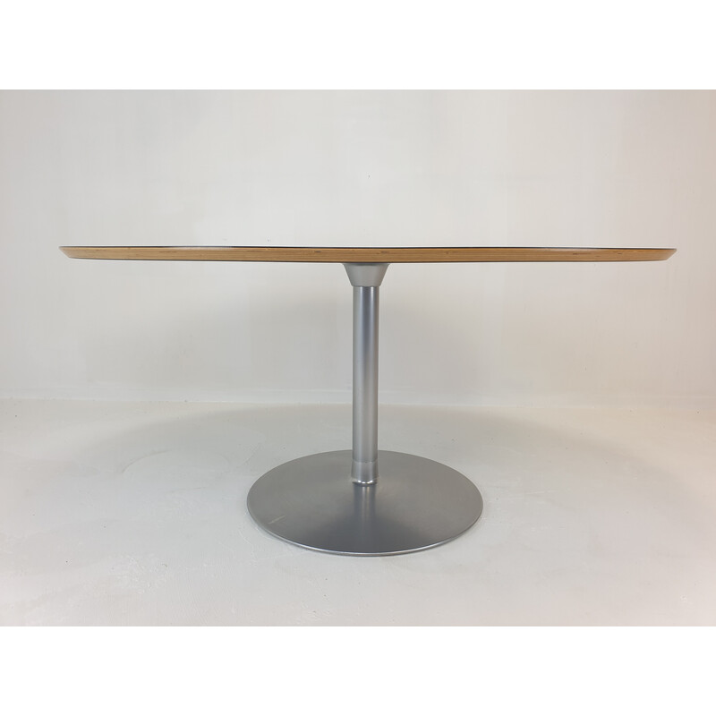 Vintage oval dining table by Pierre Paulin for Artifort, 1960s