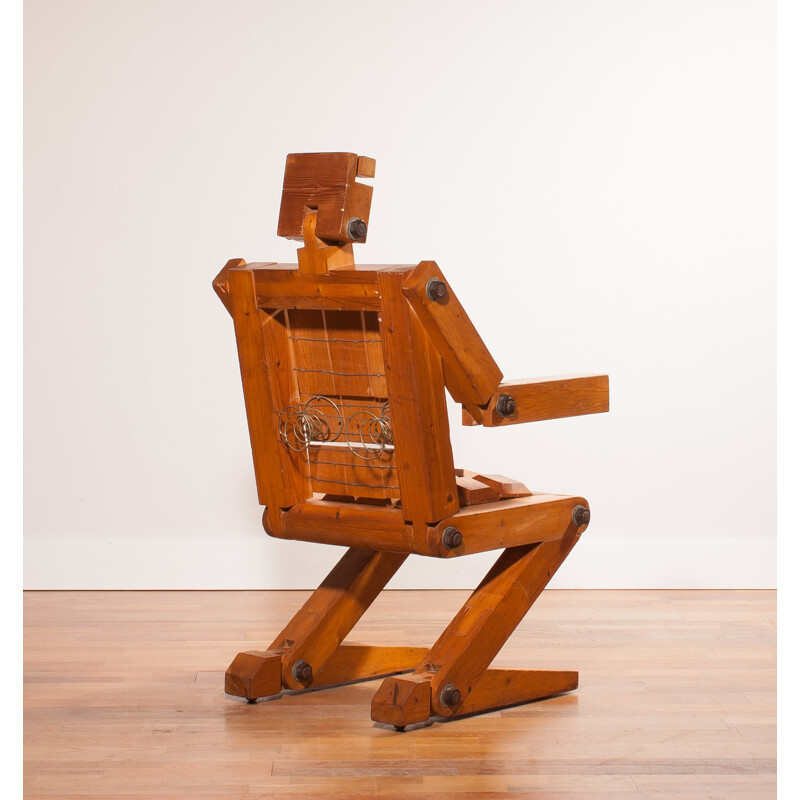Very rare "Bielke 77" robot chair - 1970s