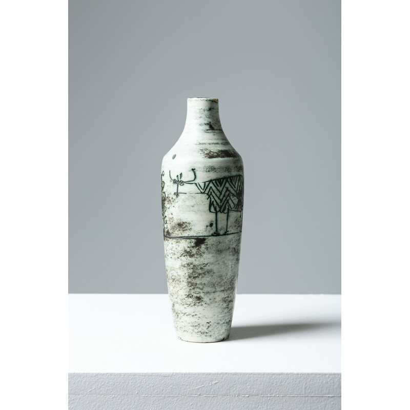 Vintage ceramic vase by Jacques Blin