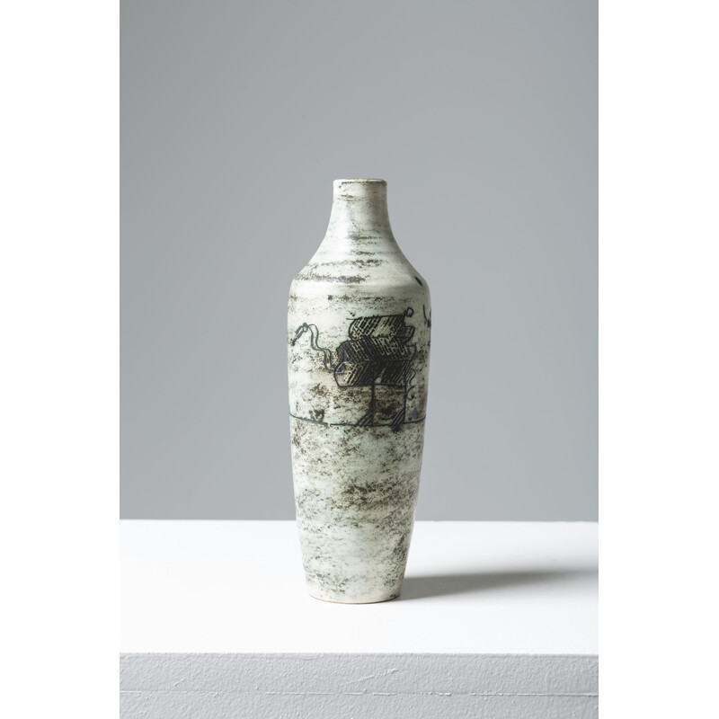 Vintage ceramic vase by Jacques Blin